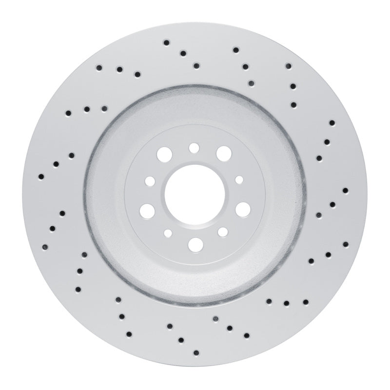 R1 21-25 BMW M2 Left Rear Drilled GeoSPEC Coated Rotor