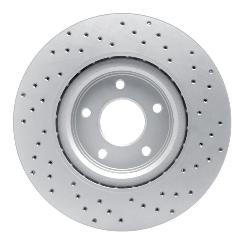 DFC 13-25 Infiniti Q60 Front Left Drilled Geoperformance Rotor