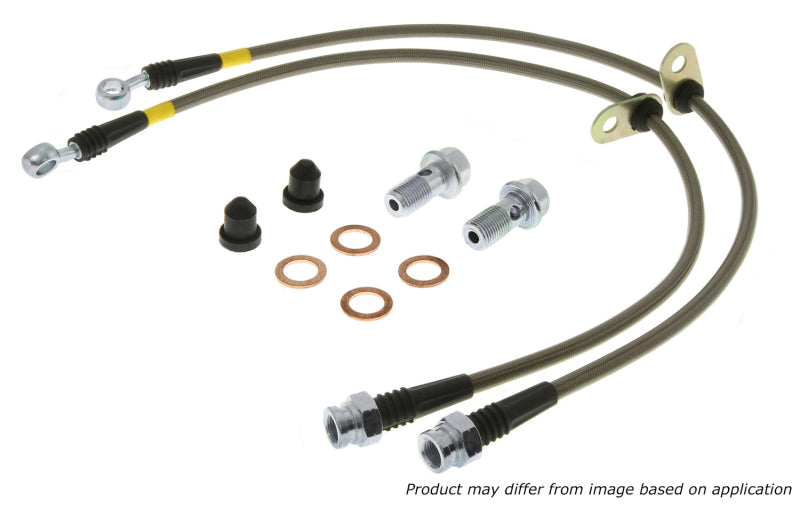 StopTech 07-08 BMW E90/E91/E92/E93 328 (all)/335 (excl xi) / 07-10 E82 128i/135i Stainless Steel Frt