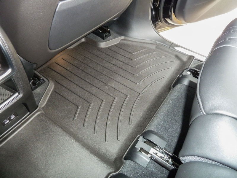 WeatherTech 21-24 BMW X7 40i / 19-20 X7 50i / 20-22 X7 M50i 2nd Row Rear FloorLiner HP - Black