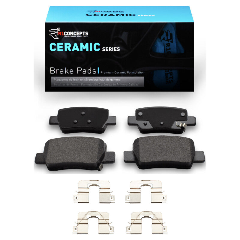 R1 2021-2025 Hyundai Kona Rear R1 Ceramic Pads & Hardware Kit