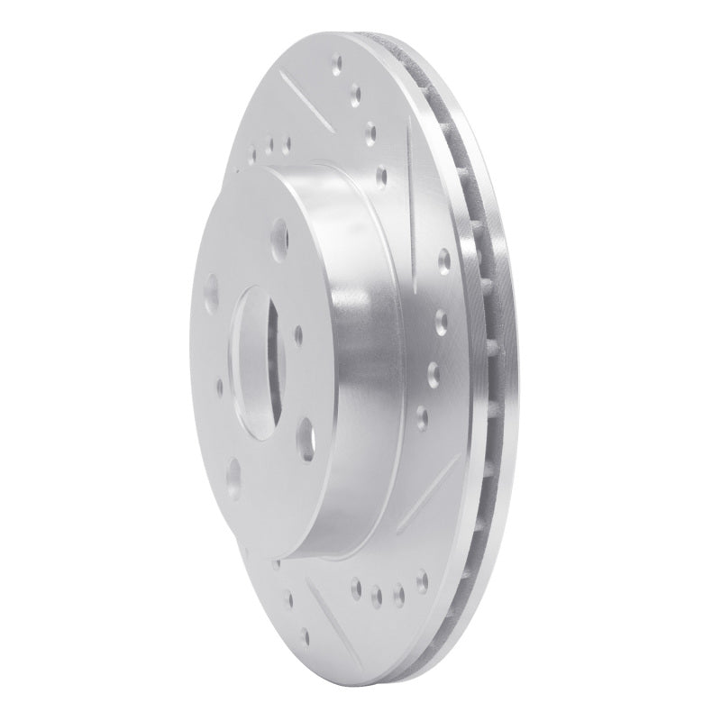 DFC 99-05 Toyota Yaris (Mexico) Front Right Drilled & Slotted Silver Brake Rotor