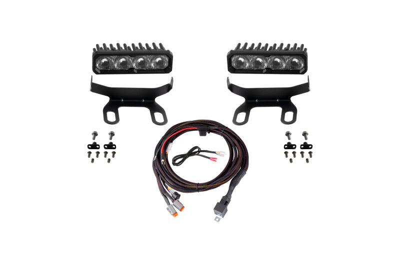 Diode Dynamics 2013-2018 Ram 1500 Ram Standard SS6 Sport LED Kit White Fog 6000K