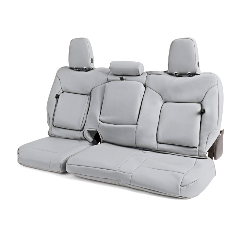 Covercraft 24-25 Ford F250-F550 Leatherette PrecisionFit Custom Front Row Seat Covers - Light Grey