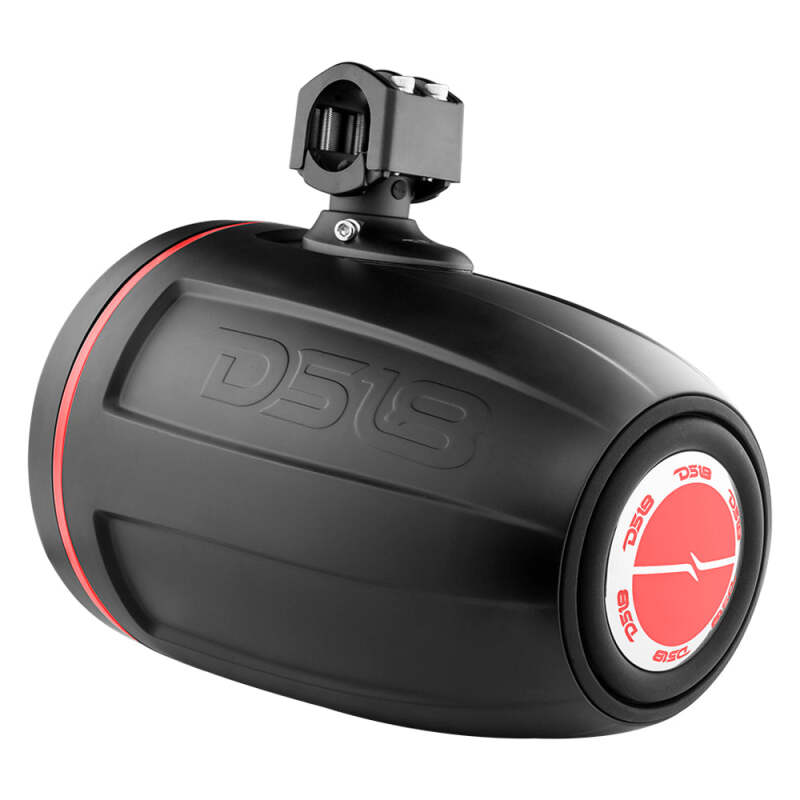 DS18 Marine And Psports Towers w/ Built In 10in 1in Driver 300 Watts RMS RGB LED Lights Black