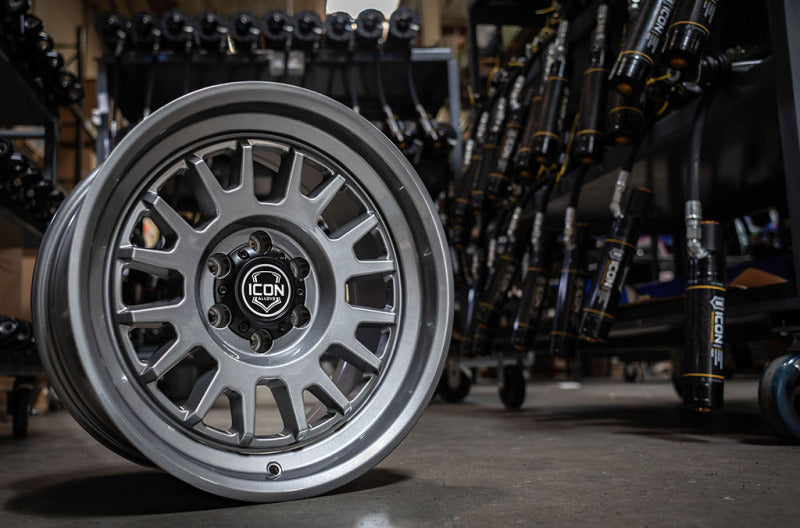 ICON Alloys Anza Gun Metal - 17x8.5 / 6x135 / 6mm / 5in BS