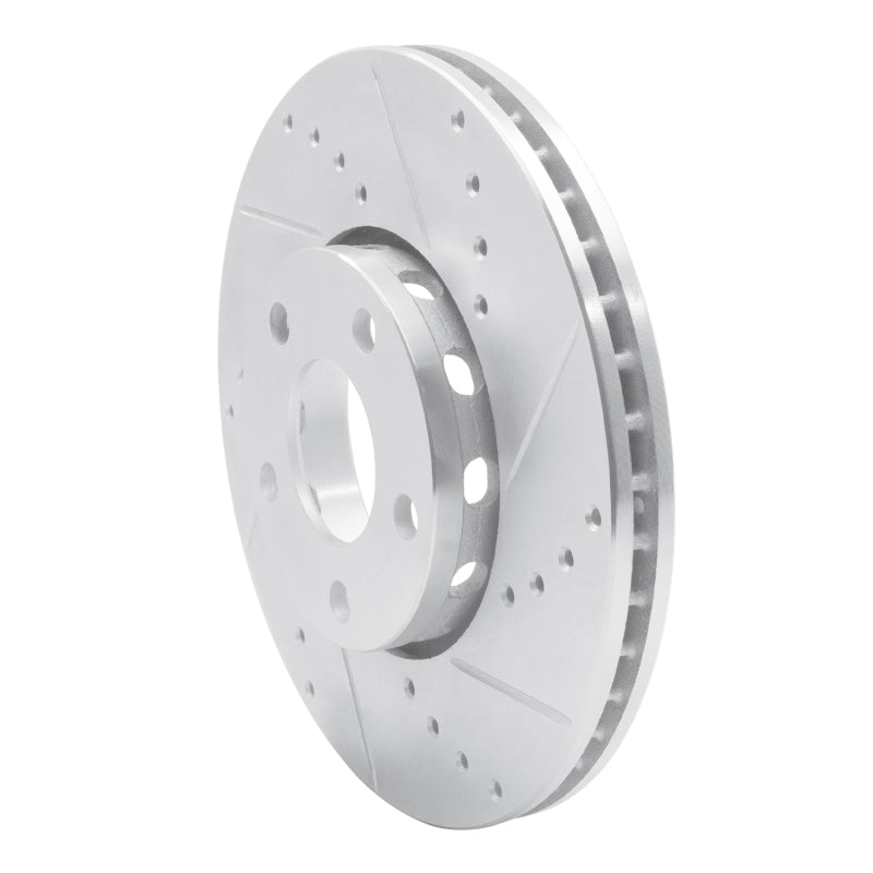 DFC 92-8 Audi A4 (USA/Canada) Front Right Drilled & Slotted Silver Brake Rotor