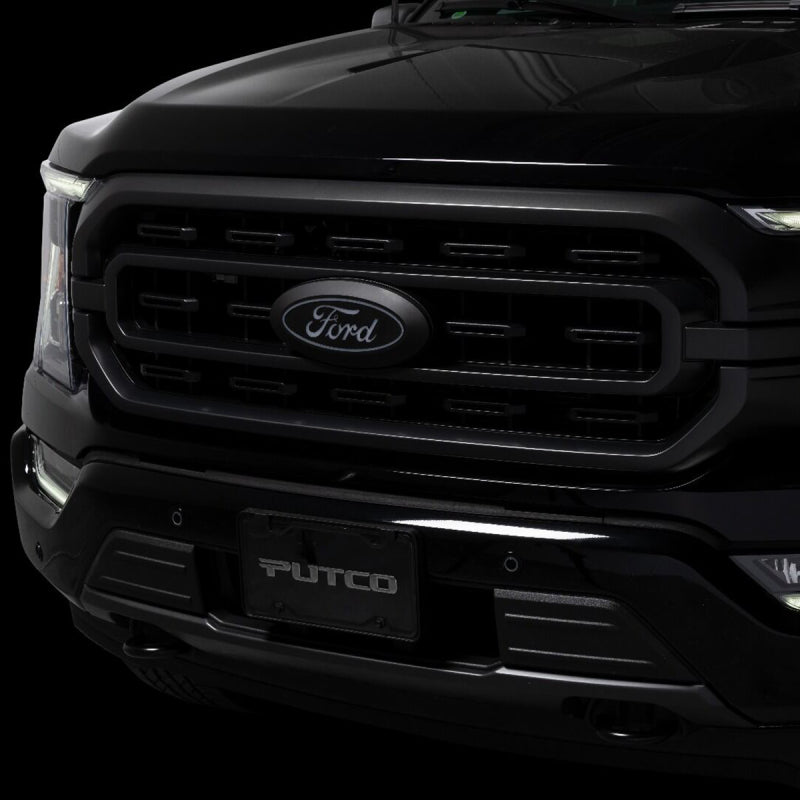 Putco 15-17 Ford F-150 Front Luminix Ford LED Emblem - Fits bar Style Grille