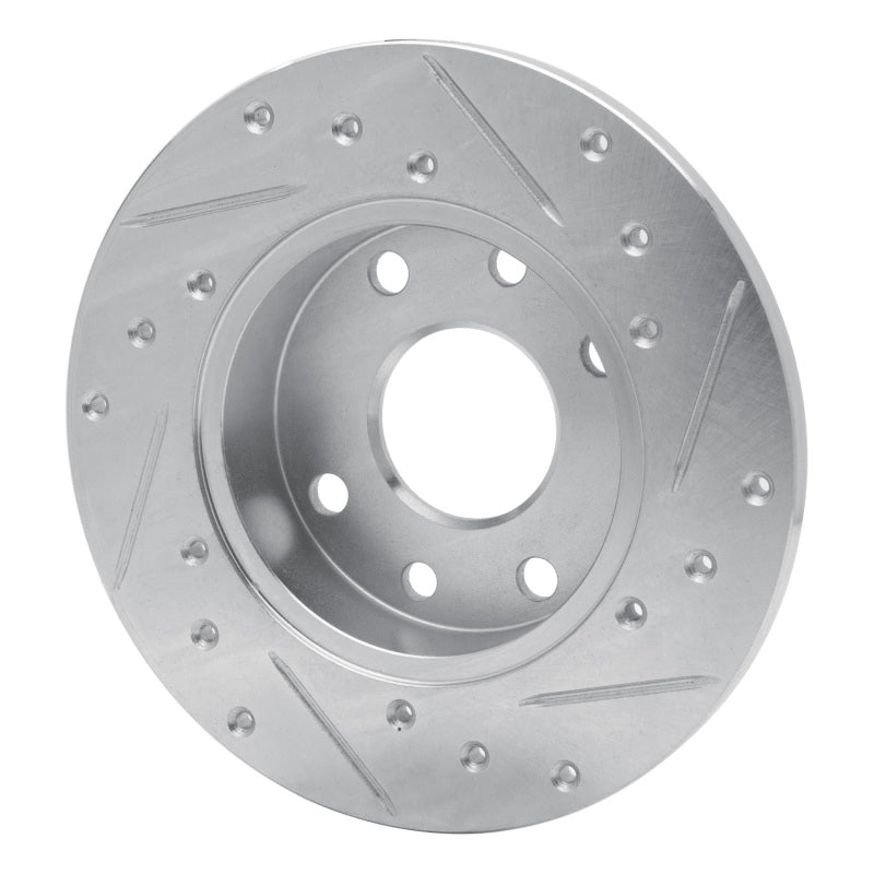 DFC 85-89 Chevrolet SPECTRUM Front Left Drilled & Slotted Silver Brake Rotor