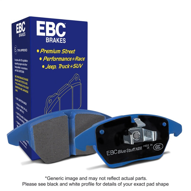 EBC 17-21 Mercedes-Benz C43 AMG (W205) 4Matic 3.0TT Bluestuff Rear Brake Pads