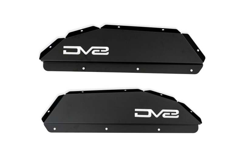 DV8 Offroad 20-24 Jeep Gladiator JT Rear Inner Fender Liners - Satin Black