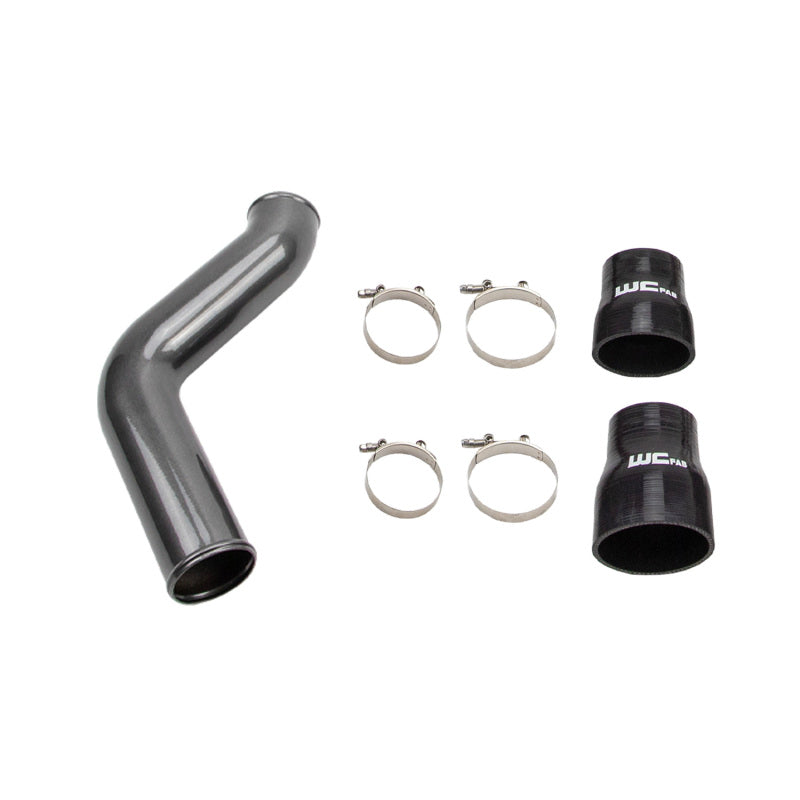 Wehrli 19-24 Cummins 6.7L Passenger (Hot) Side 3.5in Intercooler Pipe - Sparkle Granny Smith