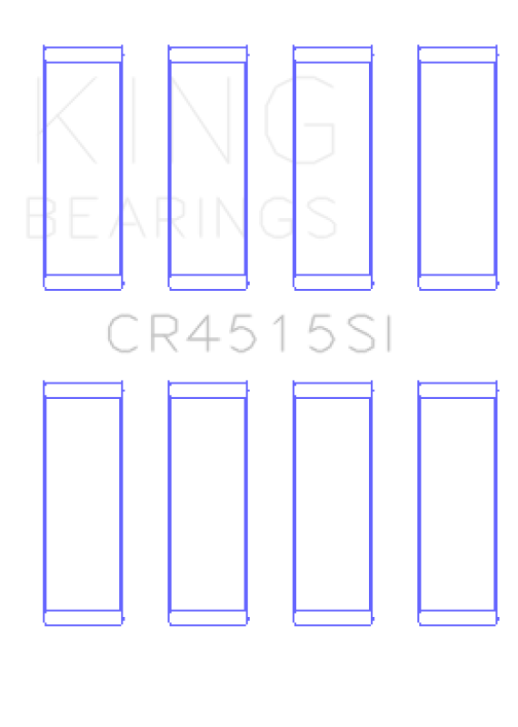 King Engine Bearings Ford/Mazda 2.0L Duratec (Size STD) Silicon Bi-Metal Aluminum Rod Bearing Set