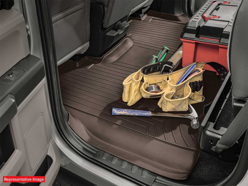 WeatherTech 25-25 Genesis G80 1st Row Front FloorLiner - Black