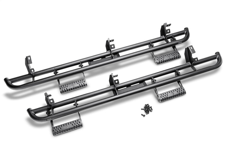 N-Fab RKR Step System 09-17 Dodge Ram 1500 Crew Cab - Tex. Black - 1.75in