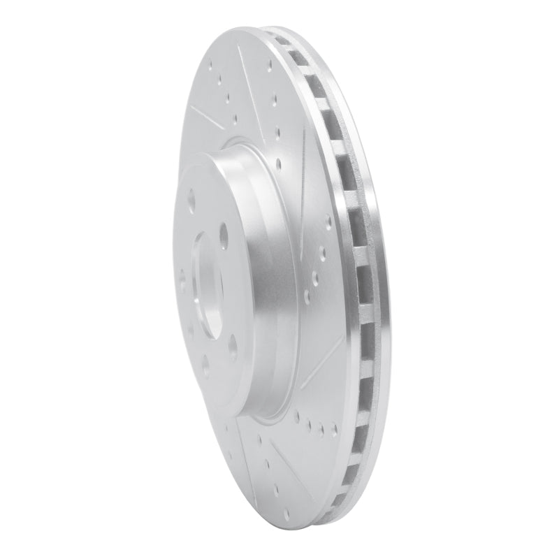 DFC 08-25 Audi A5 Sportback Front Right Drilled & Slotted Silver Brake Rotor