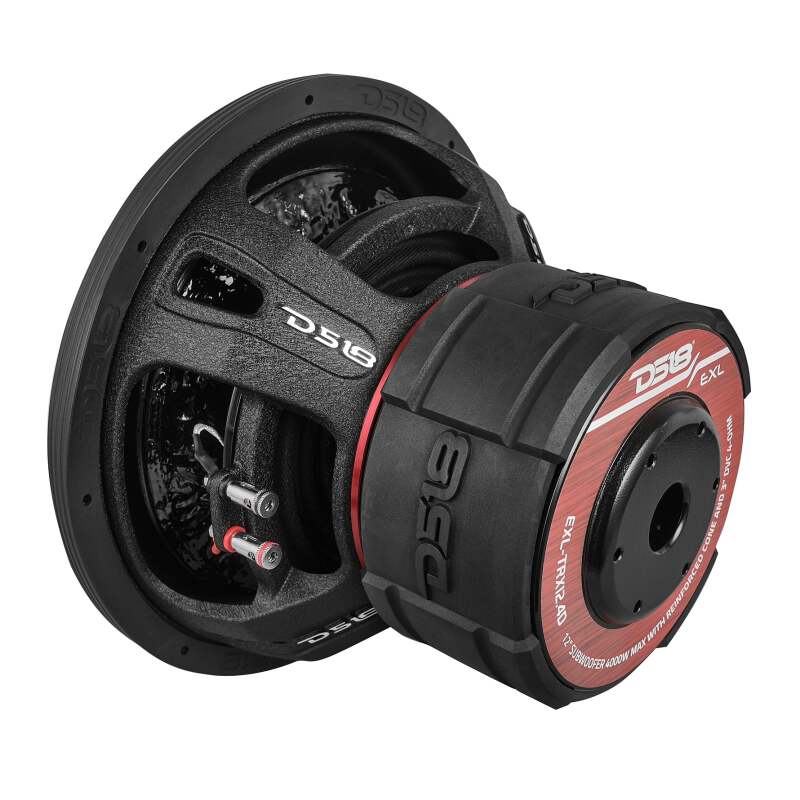 DS18 12in 2000 Watts RMS 4+4 ohm DVC Quad Stacked Magnet Reinforced Cone Subwoofers