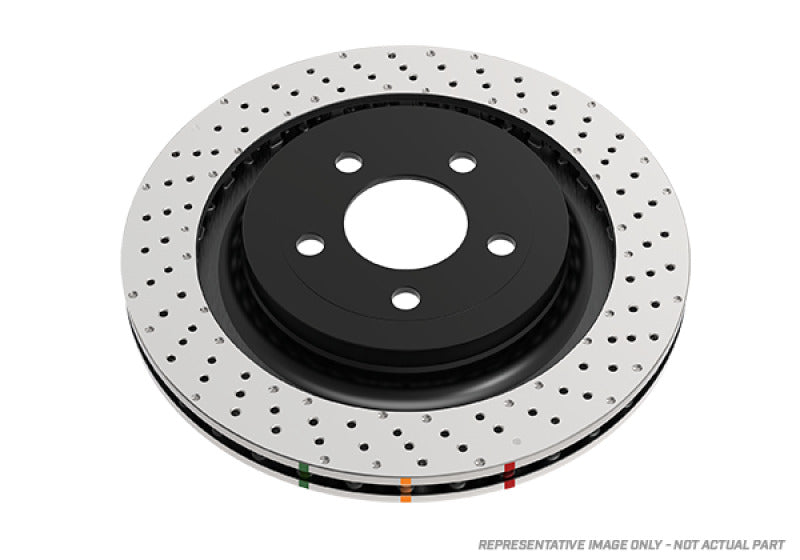 DBA 07-15 Audi Q7 Iron Disc Rear 4000 Series Drilled Rotor