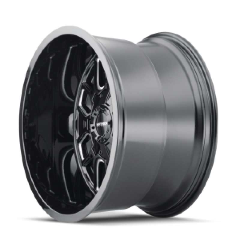 Mayhem 8107 Cogent 20x9 / 8x170 BP / 0mm Offset / 125.2mm Hub Gloss Black Milled Wheel