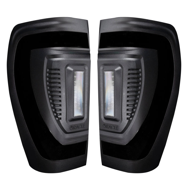 Oracle 19-23 GMC Sierra Black Series Flush Style LED Tail Lights - Factory Halogen