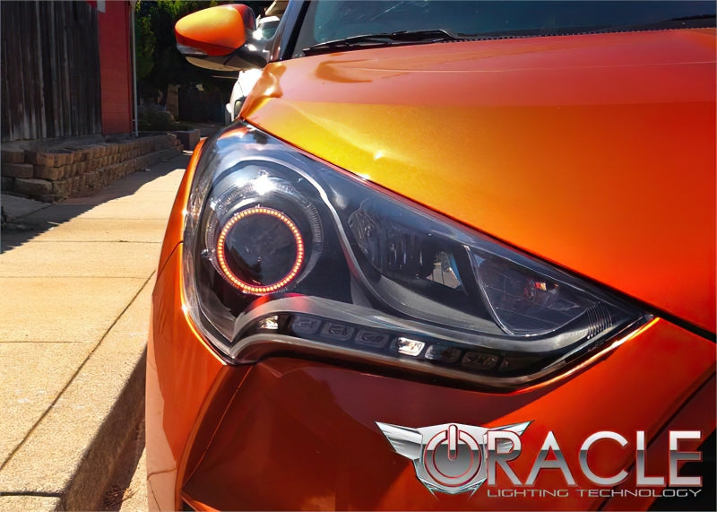 Oracle Hyundai Veloster 11-13 Halo Kit - ColorSHIFT w/ 2.0 Controller