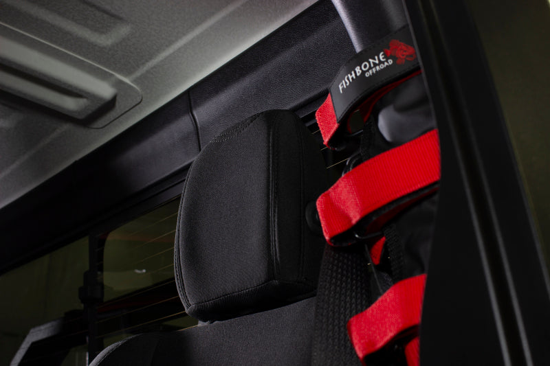 Fishbone Offroad Padded Roll Bar Red Fire Extinguisher Holder
