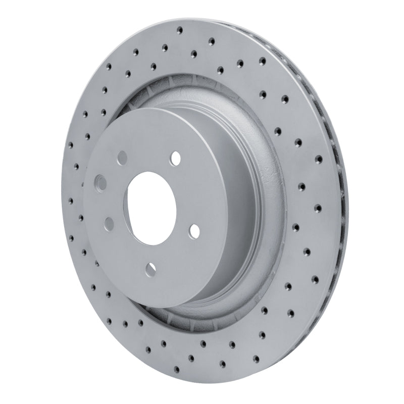 DFC 08-25 Infiniti G37 Rear Left Drilled Geoperformance Rotor