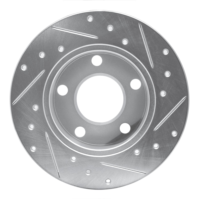 DFC 92-05 Audi A6 Quattro Rear Left Drilled & Slotted Silver Brake Rotor