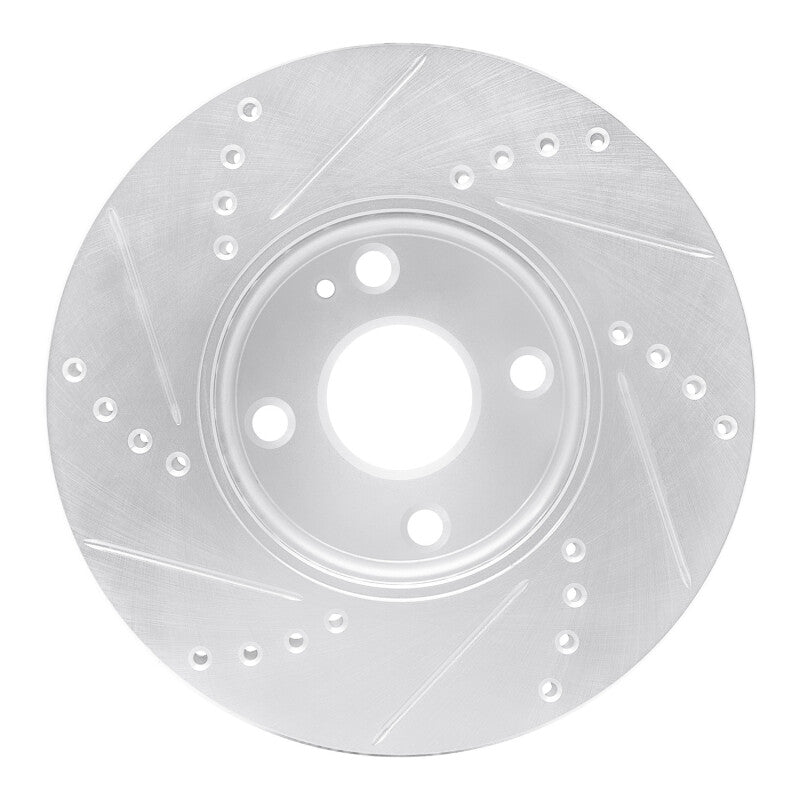 DFC 16-25 Mazda 2 (Mexico) Front Right Drilled & Slotted Silver Brake Rotor