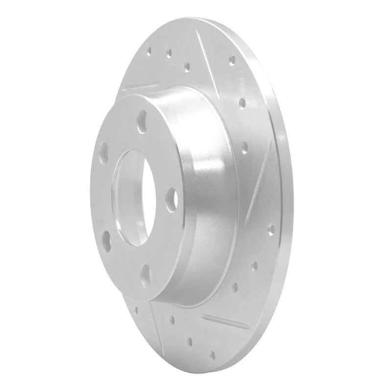 DFC 99-05 Audi A6 Quattro Rear Right Drilled & Slotted Silver Brake Rotor