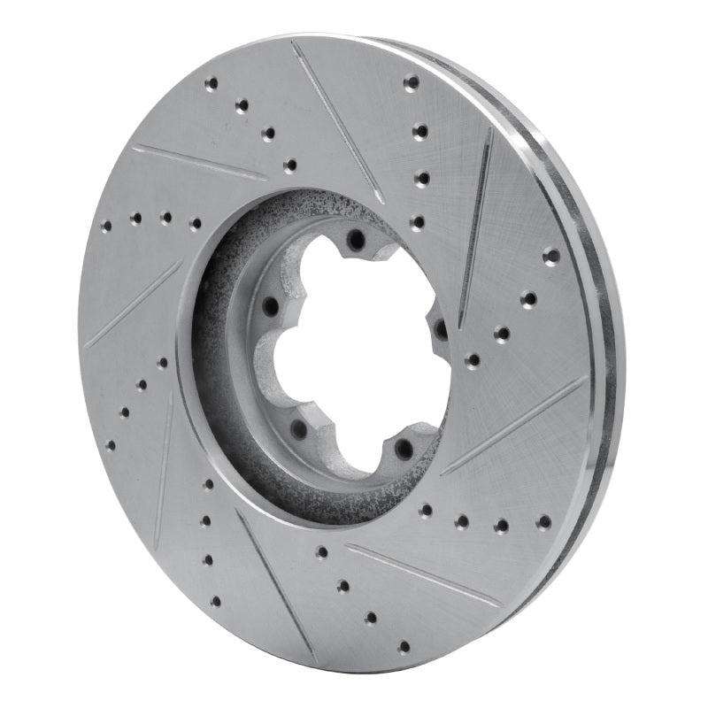 R1 14-19 Ford Transit (Mexico) Front Left Drilled & Slotted Silver Brake Rotor
