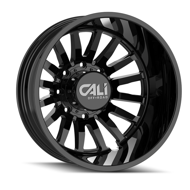 Cali Off-Road 9110D Summit Dually 20x8.25 / 8x200 BP / -192mm Offset / 142mm Hub Gloss Black Wheel