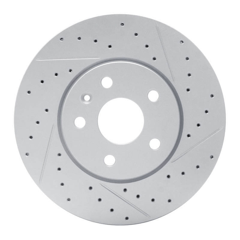 R1 10-25 Buick Allure Front Right Drilled & Slotted Geo-Carbon Rotor