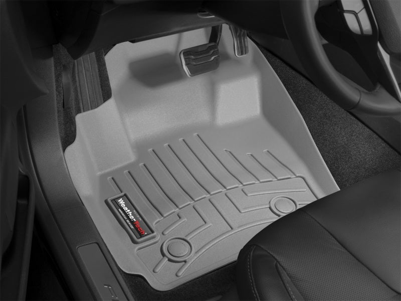 WeatherTech 2016+ BMW 7-Series Front FloorLiner - Grey (Vehicles w/Rear Executive Lounge Seating)