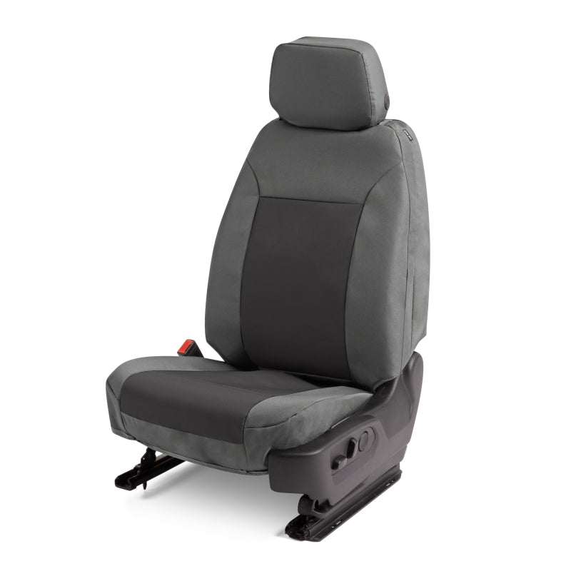 Covercraft 21-24 Ford Bronco Endura PrecisionFit Custom Second Row Seat Covers - Silver/Charcoal