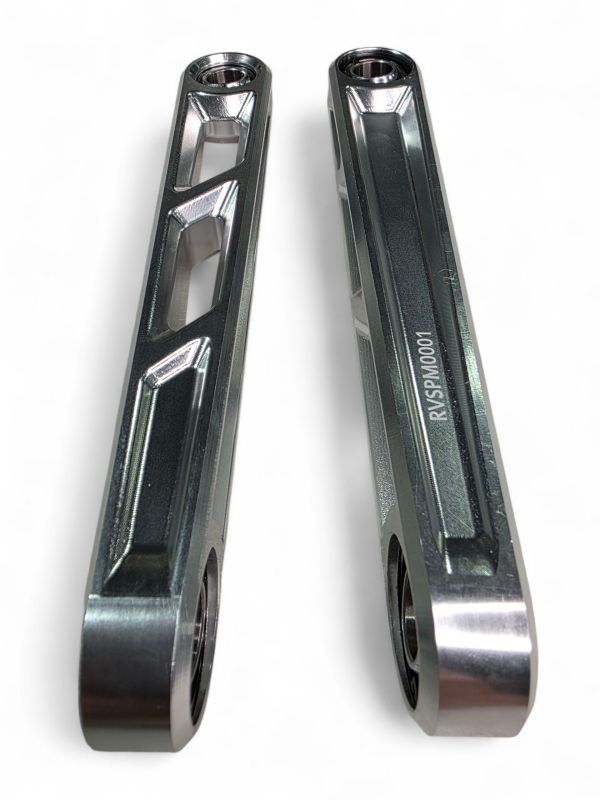 Elektric Offroad 2024+ Can Am Maverick R Front Sway Bar Links Anodized Clear