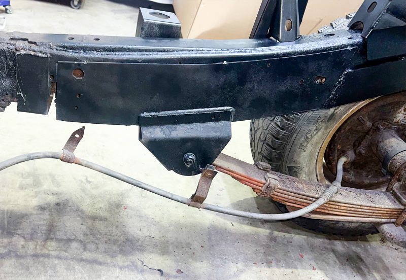 Rust Buster 2004-2012 Chevy Colorado & GMC Canyon Rear ward Leaf Spring Mount - Left
