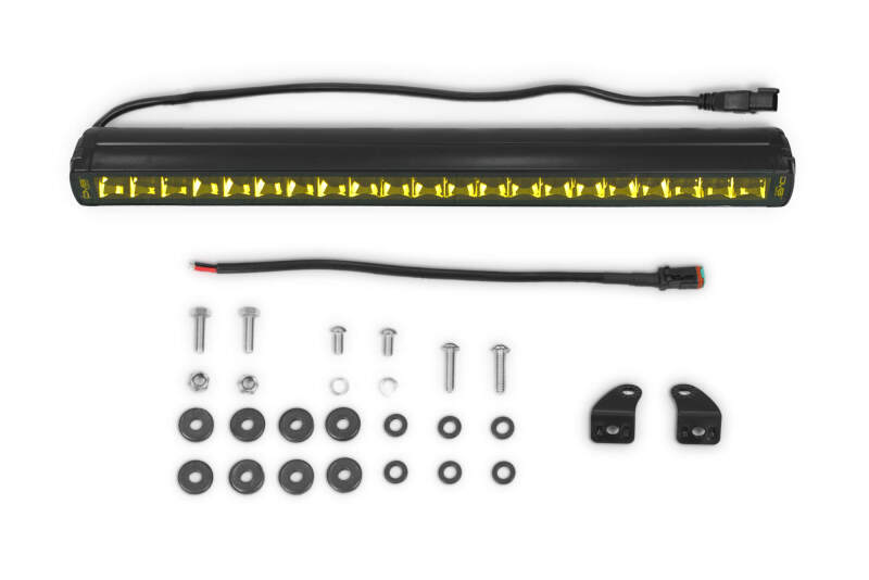 DV8 Offroad 20In Elite Series Amber LED Light Bar - Single Row