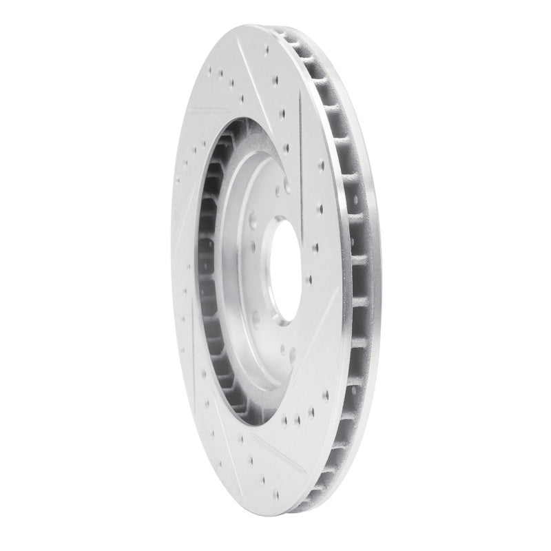 DFC 97-05 Acura NSX Rear Left Drilled & Slotted Silver Brake Rotor