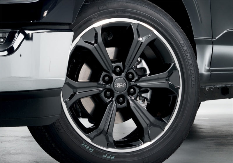 Ford Racing 15-23 F-150 22in Wheel Kit - Black w/Machined Face