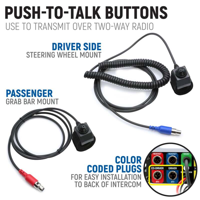 Rugged Radios Kawasaki Teryx4/Teryx5 H2 Comp Comm Kit w/ BT Intercom & 2-Way - 696/G1 GMRS