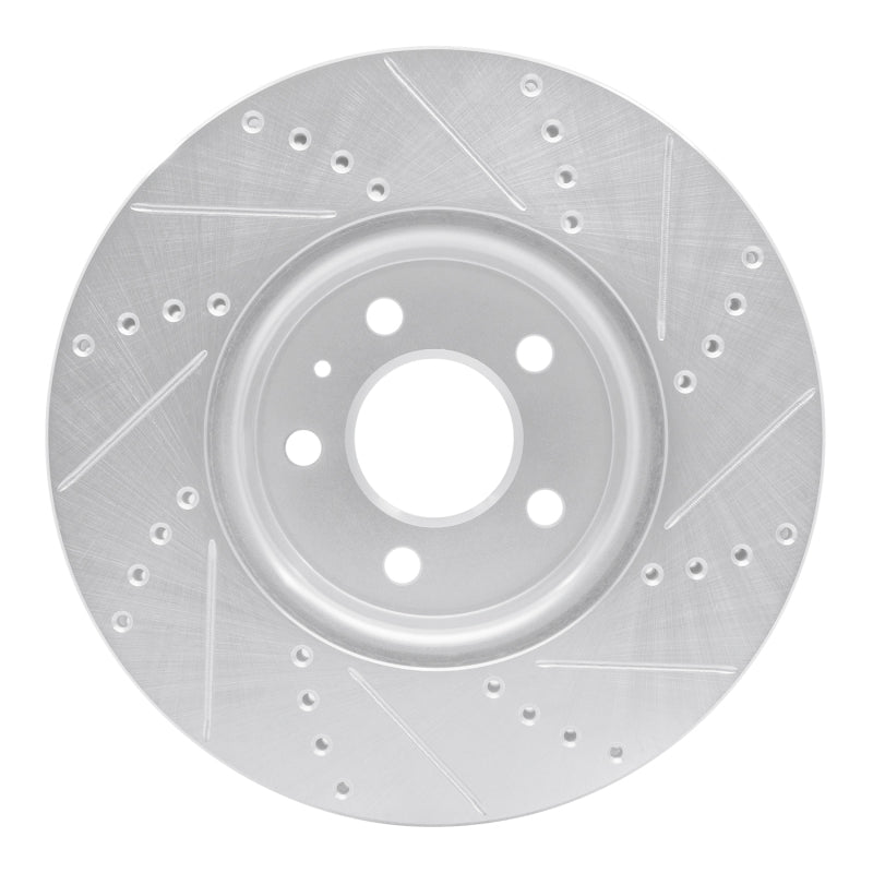 DFC 08-25 Audi A4 (USA/Canada) Front Left Drilled & Slotted Silver Brake Rotor