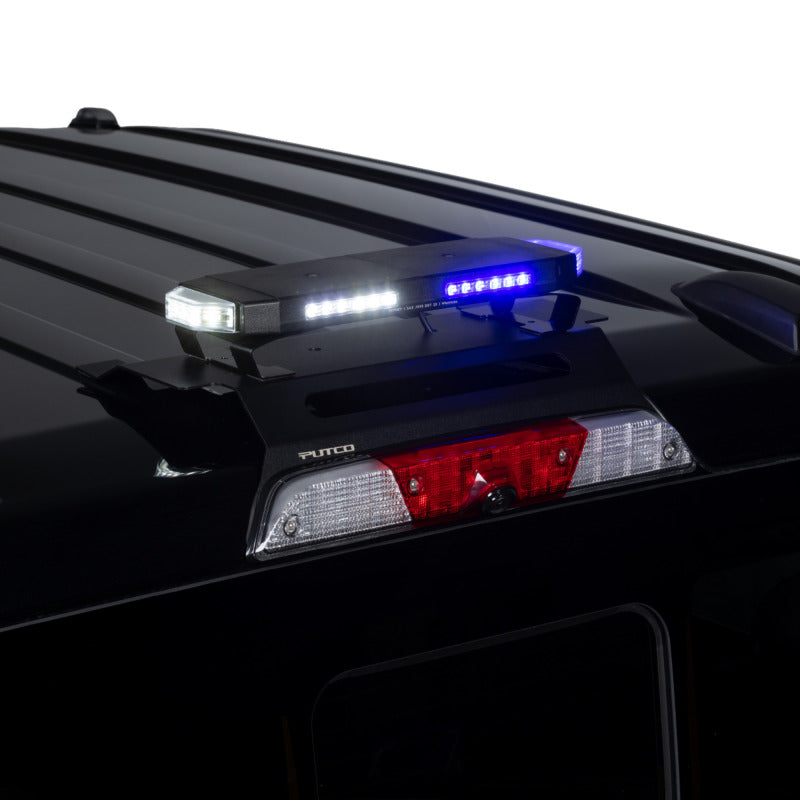 Putco 16in Universal Light Bar LED Tri-Hornet - Amber/White/Blue Single
