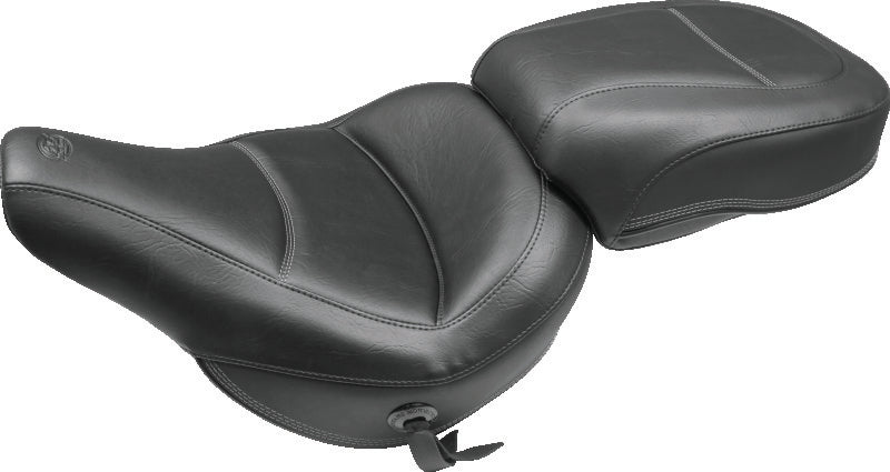 Mustang 18-21 Harley Heritage Classic & Deluxe Standard Touring Passenger Seat - Black