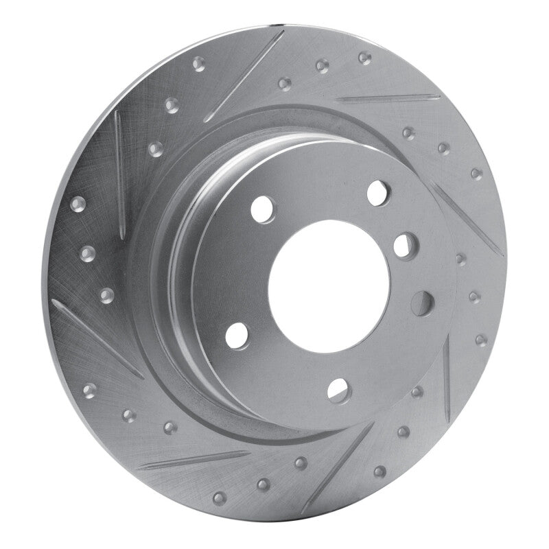 DFC 05-12 BMW 120i (Mexico) Rear Left Drilled & Slotted Silver Brake Rotor