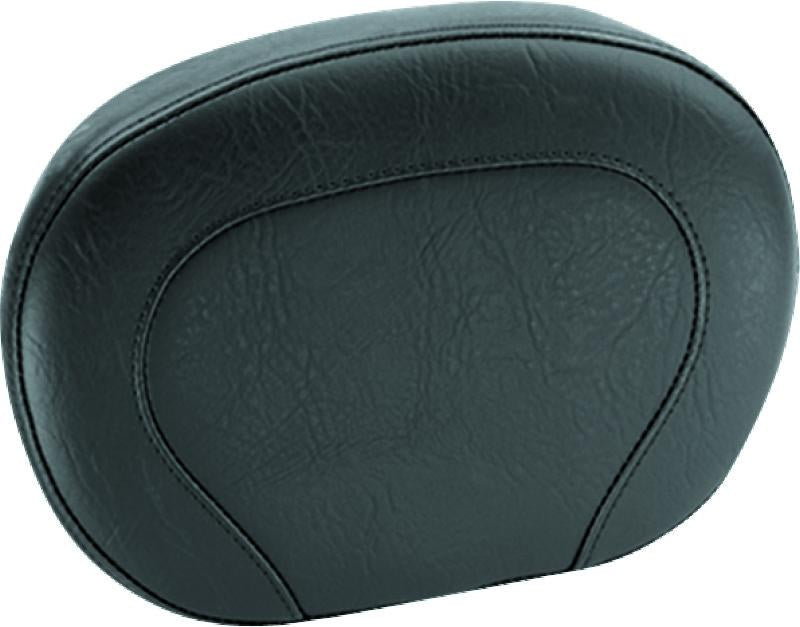 Mustang Harley Setback Vintage Sissy Bar Pad Low Medallion Style (12 inch x 9 inch) - Black