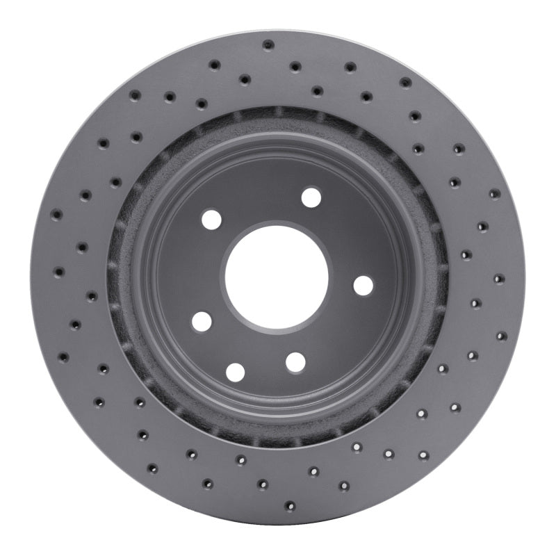 DFC 05-25 Infiniti G35 Rear Left Drilled Geoperformance Rotor
