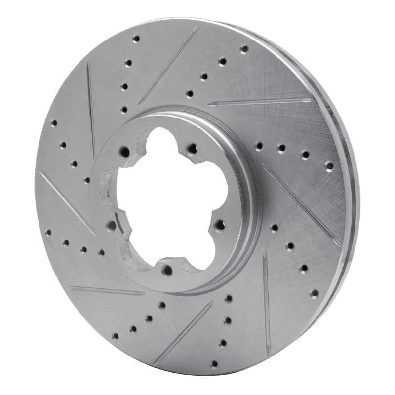R1 14-19 Ford Transit (Mexico) Front Left Drilled & Slotted Silver Brake Rotor