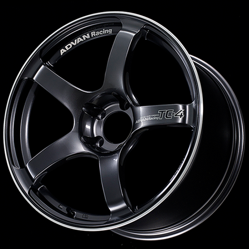 Advan TC4 18x7.5 / +48 Offset / 5x112 / 66.5mm Bore / Racing Gunmetallic and Ring