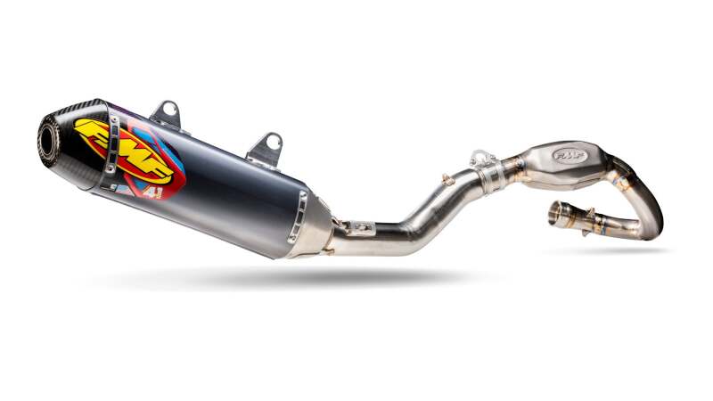 FMF Racing 25-26 Honda CRF250R/RX FACTORY 4.1Alum RCT Slip-On Muffler W/R Carbon Cap w/SS MGBMB HDR